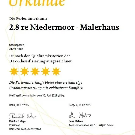 Reetdorf Geltinger Birk Malerhaus Niedermoor Vakantiehuis